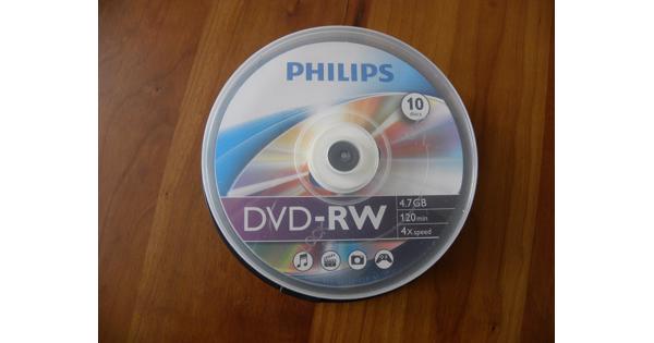 10x DVD-RW in doos