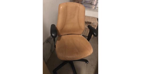 Leren bureaustoel