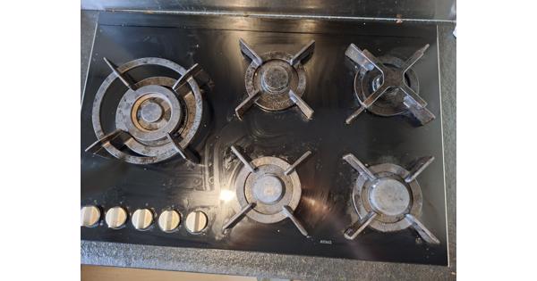 Gas inbouw Kookplaat