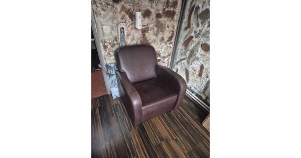 Leren fauteuil 