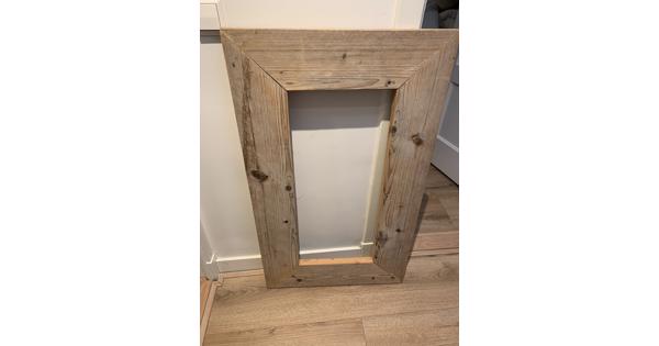 Grote steigherhouten (foto)lijst