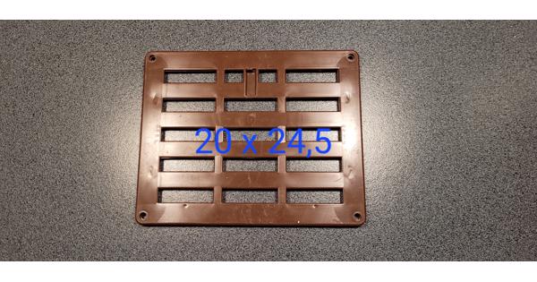 Roosters (diverse afmetingen) plastic en alluminium