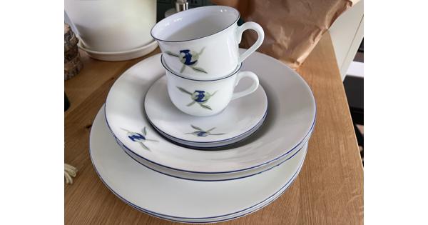 8-delig servies (twee personen)