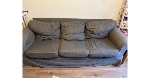 Ikea ektorp bank 3zits grijs 
