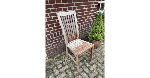 Teak stoelen voor buiten (6 stuks)