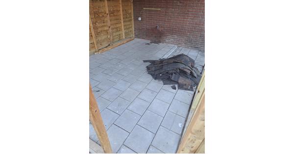 Stoeptegels ca 120 stuks