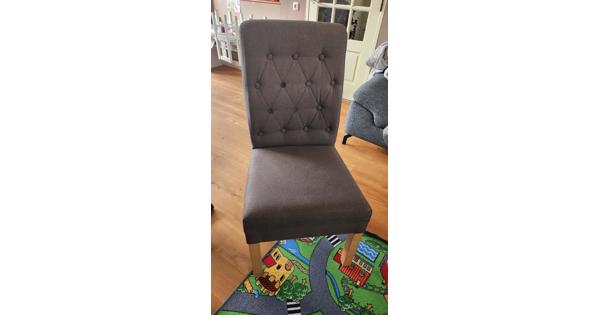 6  mooie eettafel stoelen
