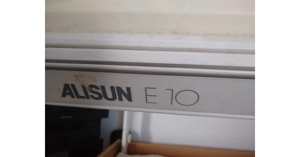 zonnebank met lampen