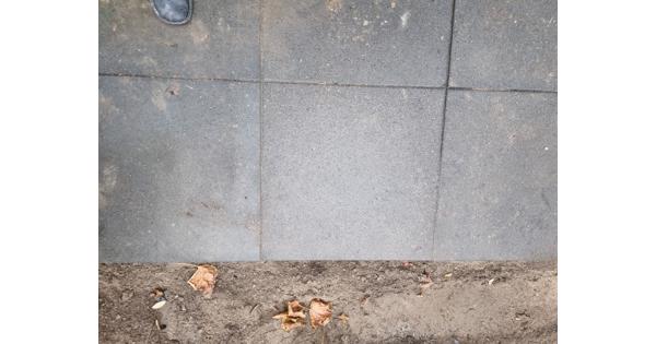 Gratis af te halen betontegels 50x50. zelf uit de tuin halen.