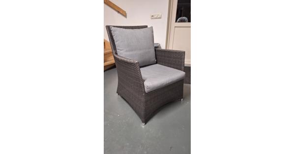 Tuinstoelen 4 stuks met kussens