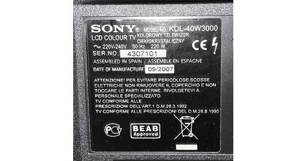 Sony LCD tv