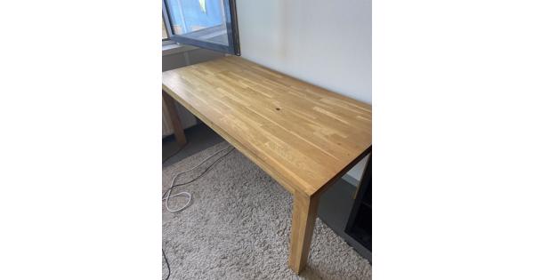 Grote houten werk-/studietafel // Large wooden work/study table