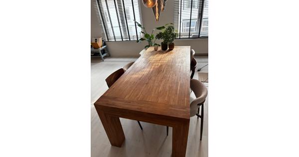 Eettafel Teakhout