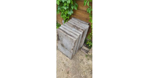 9x 60x40 betontegels