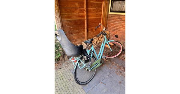 Gazelle damesfiets met kinderzitje