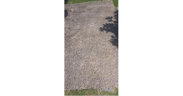 Vloerkleed, taupe, vilt, 210 x 310 cm