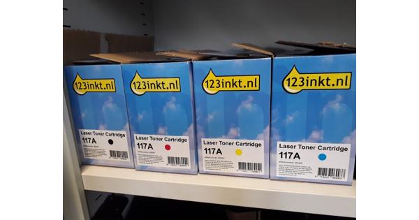 Laserprinter toner cartridges 117A (zwart,magenta,cyaan,geel)