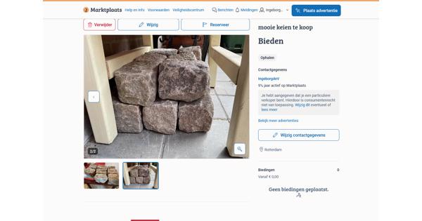 Mooie, stevige keien