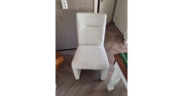 4 eetkamer stoelen wit