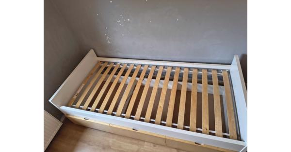 Gratis Ikea bed Brekke 90 x 200 met lattenbodem