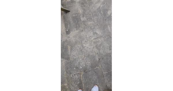 Tuintegels over ivm tegel wippen