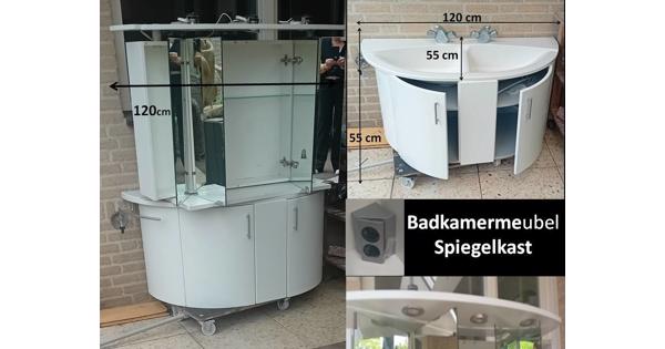 Badkamermeubel./ Spiegelkast