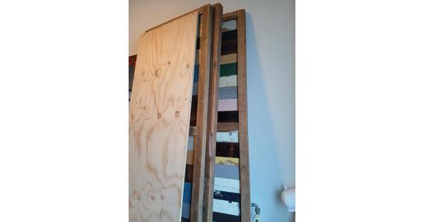 Onderdelen steigerhouten kast