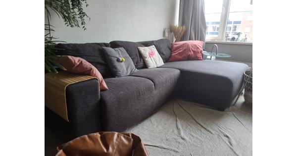3-4zits bank 240 cm met chaise longue
