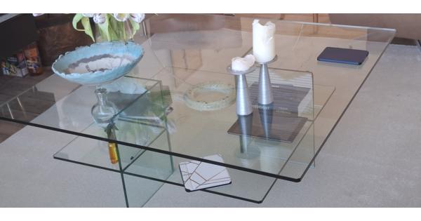 glazen salontafel
