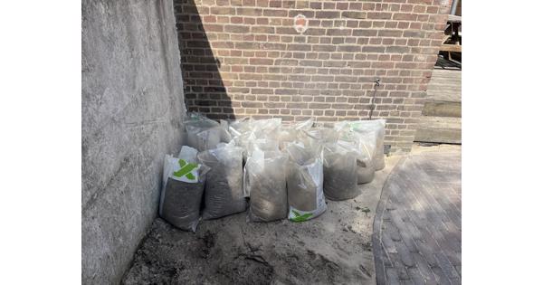 20 zakken zand