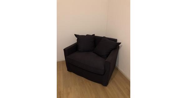 Donkerblauwe fauteuil 