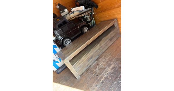 Massief houten tv-kast