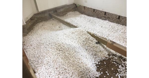 Gratis 18 m3 EPS chips voor kruipruimte isolatie