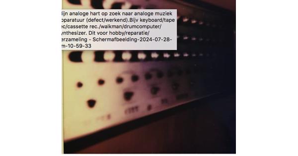 Mijn analoge hart op zoek naar analoge muziek apparatuur