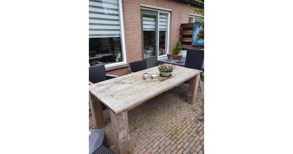 Houten tuintafel 2 meter