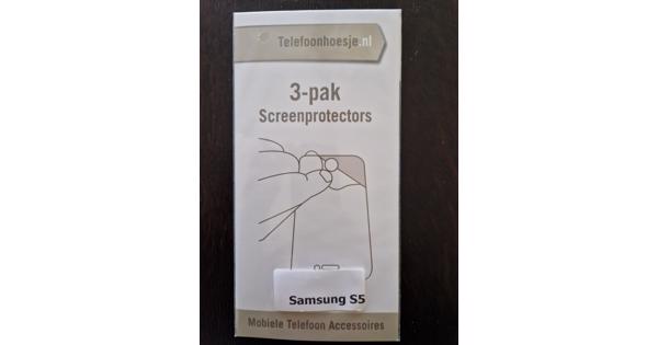 3-pak screenprotectors Samsung S5 (5.1 inch)