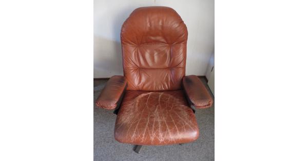 Leren fauteuil Old Wickman