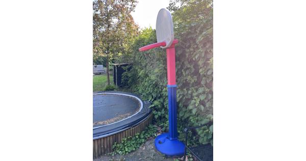 Basketbalnet met statief