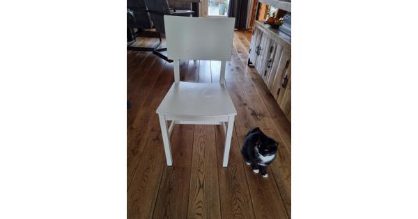 Witte IKEA norvald stoel