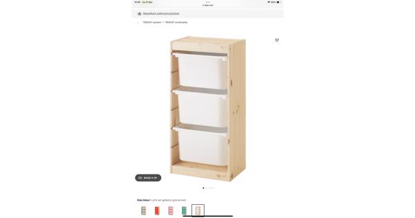 Ikea Trofast kast met diverse bakken (in verschillende kleuren en maten)