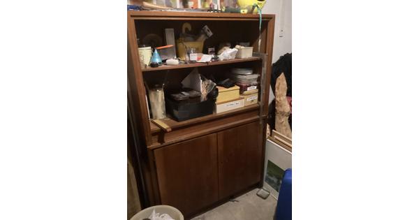 Massief houten lage kasten