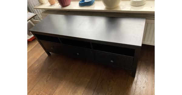 Tv meubel Hemnes zwart 148x57x47cm