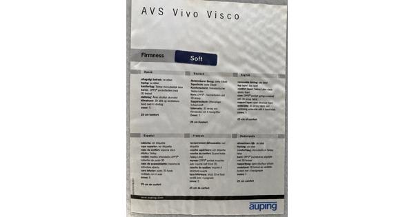 2 Auping matrassen 90x200 cm