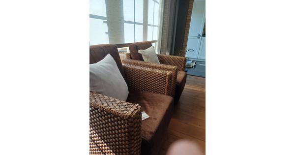2 originele loyd loom stoelen, zitter goed.
