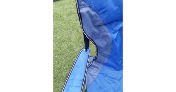 Campingstoel blauw opvouwbaar 