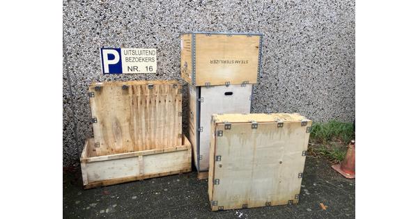 Houten triplex kisten diverse maten