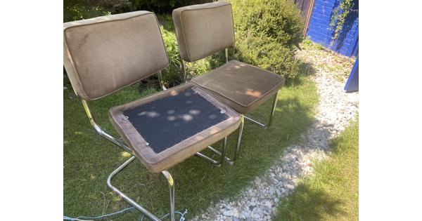 Stoel verchroomd
