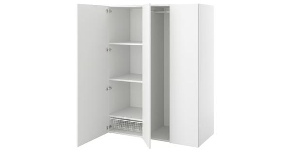 IKEA PLATSA kledingkast met 3 deuren (wit)