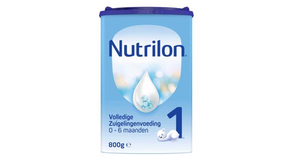 Nutrilon 1 babyvoeding, bijna vol