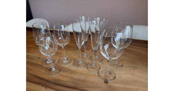 Glazen wijnglazen champagneglazen